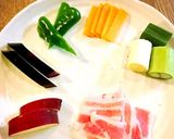 豚バラ肉とさつま芋の味噌煮☆作り方1写真