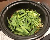 白菜と長ネギ、豚バラの無水鍋作り方4写真