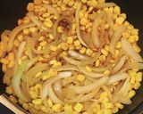 玉ねぎとコーンの照りマヨソテー作り方4写真