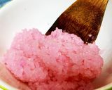 桜のお汁粉(⌒◇⌒)道明寺こしあん編作り方11写真