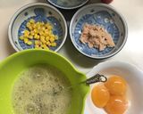 ツナマヨコーンの美味しいふわふわ卵焼き作り方1写真