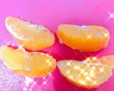 りんごオレンジꕤ柚子はちみつソーダ˚✧₊作り方1写真