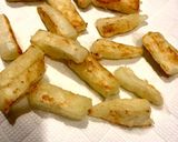 揚げ焼き長芋の明太子和え作り方4写真
