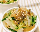 レンジで簡単！搾菜もやしきゅうりナムル作り方5写真