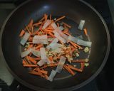 おからと野菜の炒め物作り方1写真