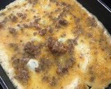 ミートソースとチーズのとろとろ卵焼き作り方2写真
