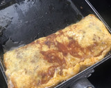 ミートソースとチーズのとろとろ卵焼き作り方5写真