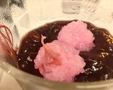 桜のお汁粉(⌒◇⌒)道明寺こしあん編作り方13写真