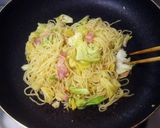 お家の調味料で＊キャベツの簡単塩焼きそば作り方12写真