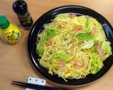 お家の調味料で＊キャベツの簡単塩焼きそば作り方13写真