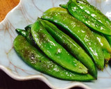 スナップエンドウと豚肉のオイスター炒め作り方9写真
