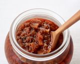 サッと手作り【食べるラー油（ネギにんにく作り方4写真