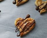 失敗なし!10分で完成ハートチョコパイ♪作り方4写真