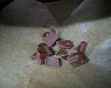 チョコ＆チーズ　メッセージ円盤餃子作り方7写真