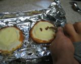チョコ＆チーズ　メッセージ円盤餃子作り方9写真