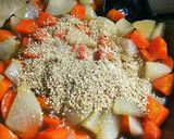 大根と人参のごま煮作り方7写真