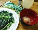 ほうれん草と卵のもちもちお焼き作り方1写真