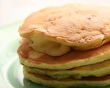 チョコ＆バナナinモチモチ☆パンケーキ作り方4写真