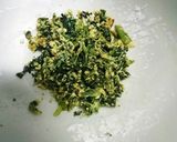 ほうれん草と卵のもちもちお焼き作り方4写真