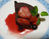 ガトーショコラいちごソース作り方15写真