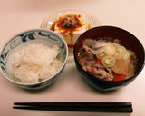 簡単♪野菜の水煮を使ってクイック豚汁☆作り方6写真