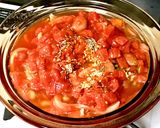 福豆入り♪キャベツとお豆のトマト煮込み作り方4写真