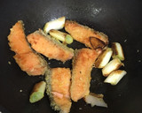 鮭から揚げとネギのおろしポン酢作り方2写真