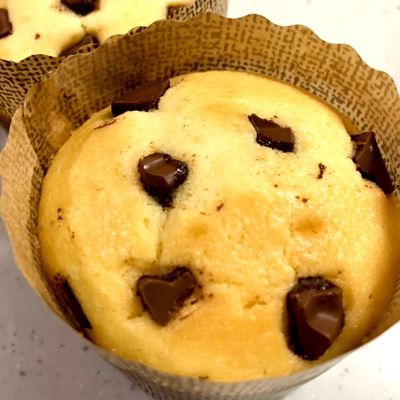 Hmで出来るチョコチップカップケーキ by なあちゃー 【クックパッド