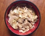 簡単(手抜き!?)豚丼(*ˊᵕˋ*)作り方5写真
