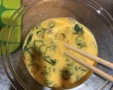 ネギたっぷり じゃこ入中華風玉子焼き作り方2写真