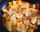 ★簡単無水料理★豚キムチ大根煮★作り方3写真