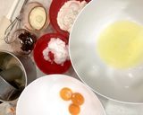 しっとりチョコマーブルシフォンケーキ17作り方1写真