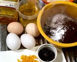 バター不使用♡米粉&こめ油のブラウニー作り方1写真