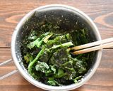 ほうれん草とわかめのごまナムル作り方3写真