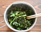 ほうれん草とわかめのごまナムル作り方3写真