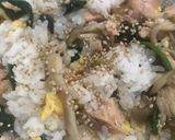 好き嫌い克服！鮭の混ぜご飯弁当作り方8写真