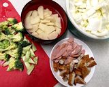 白菜☆さつまあげ☆野菜たっぷりクリーム煮作り方1写真