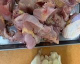 麻油雞（ゴマ油と鶏肉の煮込みスープ）作り方1写真
