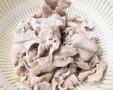 水菜と豚肉の柚子胡椒サラダ作り方1写真
