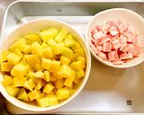ミニサイズ♪ ベーコンポテト春巻き作り方1写真