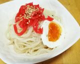 ラーメンの汁で糸こんトンコツラーメン風作り方4写真