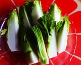酒盗とブルーチーズで蕾菜のソテー作り方2写真