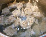 イワシ団子汁withネギ&にんにく作り方5写真