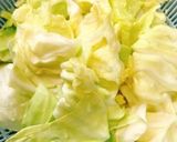 甘酢キャベツと生ハムの和え物作り方1写真