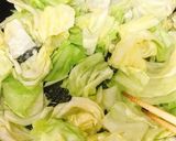 甘酢キャベツと生ハムの和え物作り方3写真
