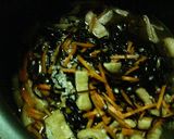 ✿旨っ♪簡単過ぎる♪❀豚味噌✿ひじき飯丼作り方5写真