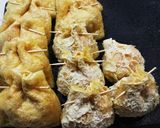 鶏ひき肉と豆腐のヘルシー巾着煮♪作り方5写真