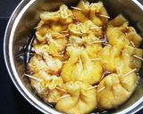 鶏ひき肉と豆腐のヘルシー巾着煮♪作り方6写真