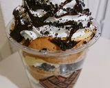 カフェオレ風味のクッキー&クリームパフェ作り方7写真