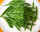 サラダチキンといんげんの胡麻和え作り方2写真